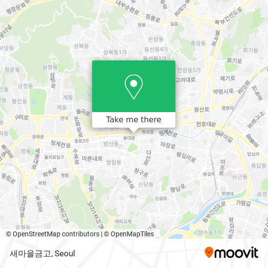 새마을금고 map