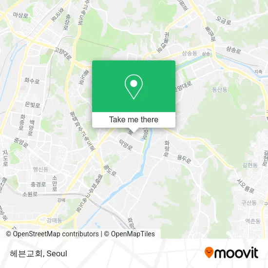 헤븐교회 map