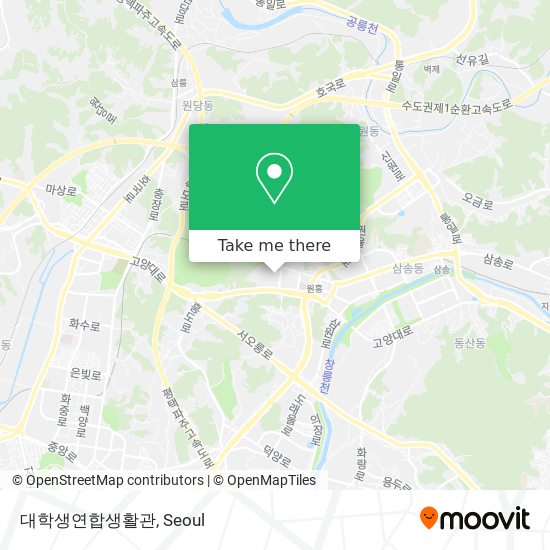 대학생연합생활관 map