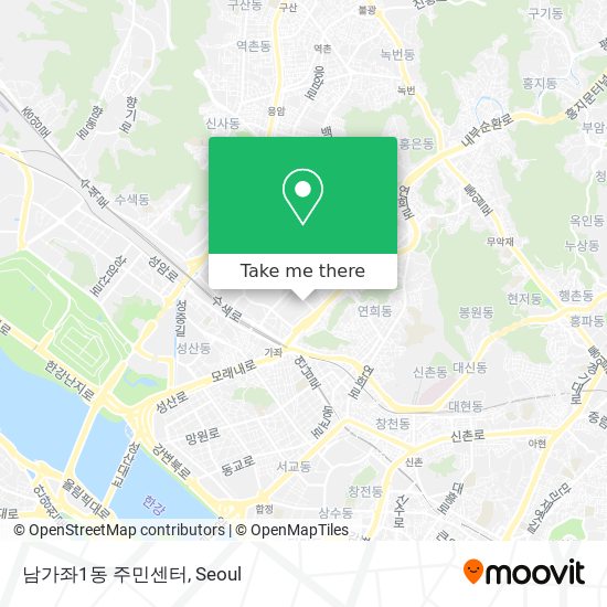 남가좌1동 주민센터 map