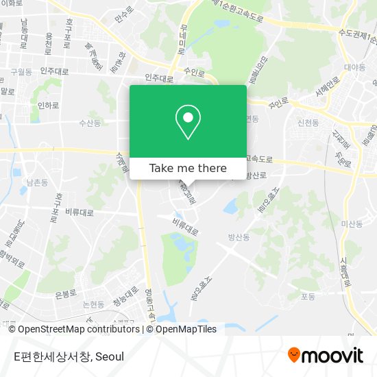 E편한세상서창 map