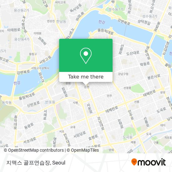 지맥스 골프연습장 map