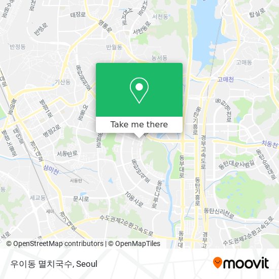 우이동 멸치국수 map