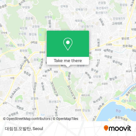 대림정,오발탄 map