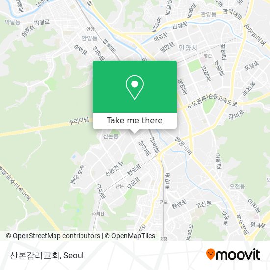 산본감리교회 map