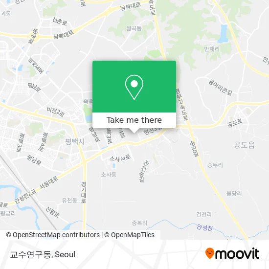 교수연구동 map
