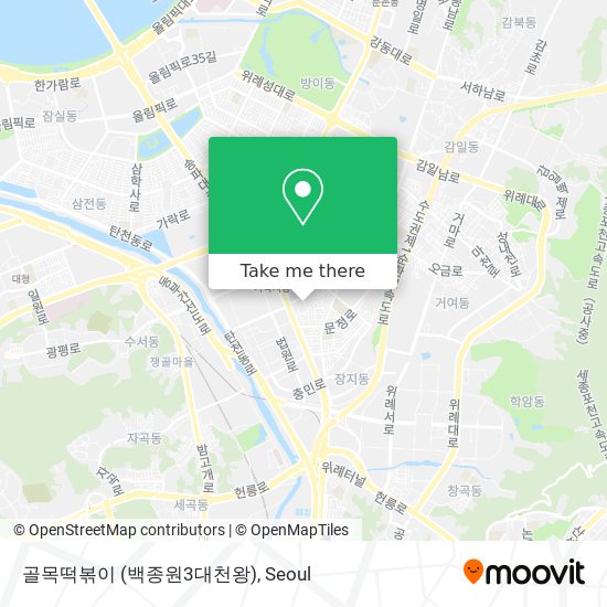 골목떡볶이 (백종원3대천왕) map