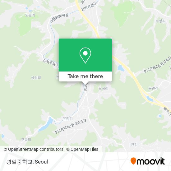 광일중학교 map