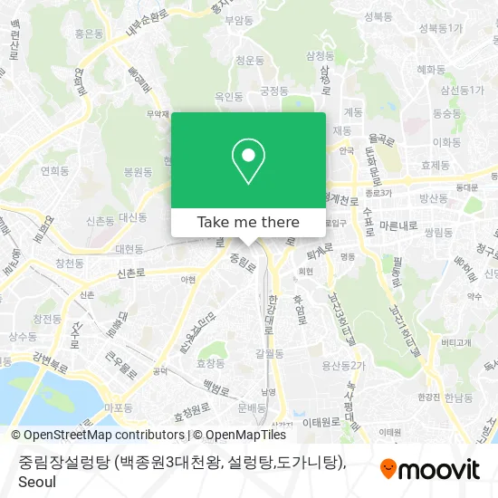 중림장설렁탕 (백종원3대천왕, 설렁탕,도가니탕) map