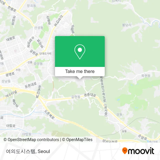 여의도시스템 map