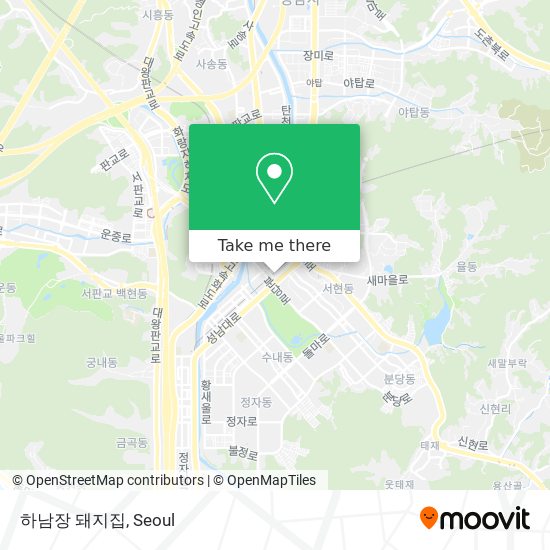 하남장 돼지집 map