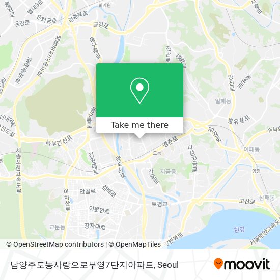 남양주도농사랑으로부영7단지아파트 map