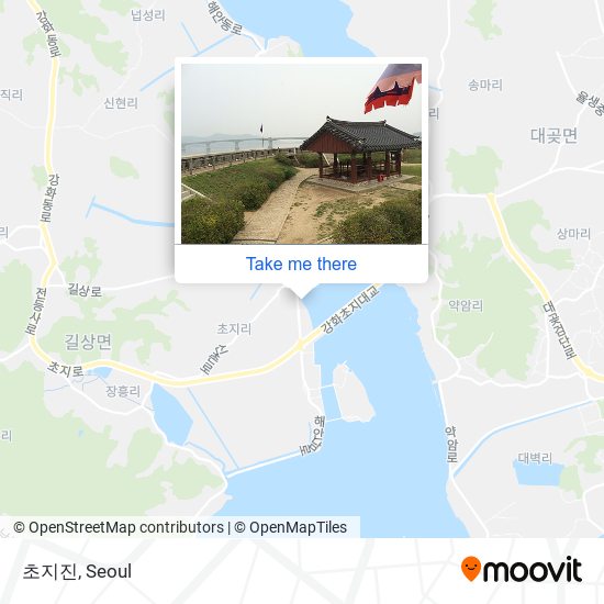 초지진 map