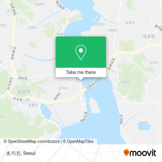 초지진 map