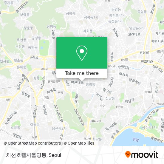 치선호텔서울명동 map