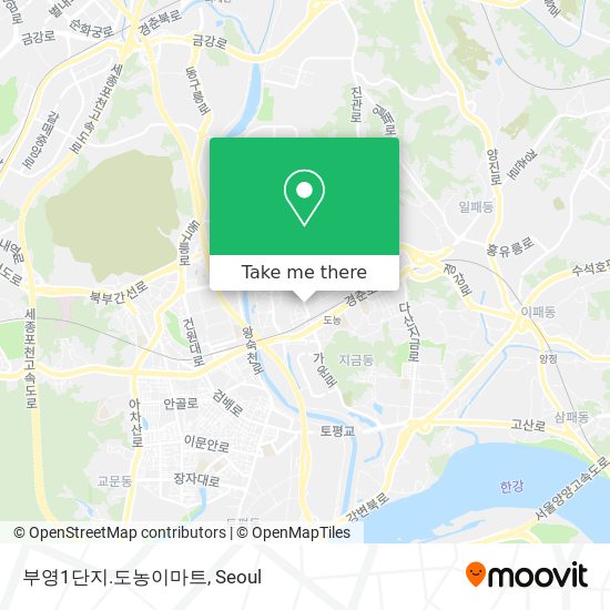 부영1단지.도농이마트 map