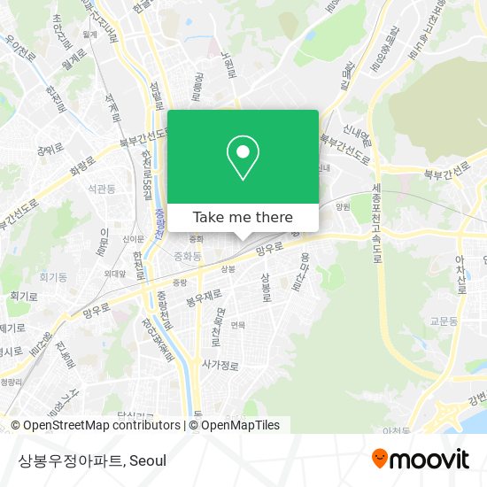 상봉우정아파트 map