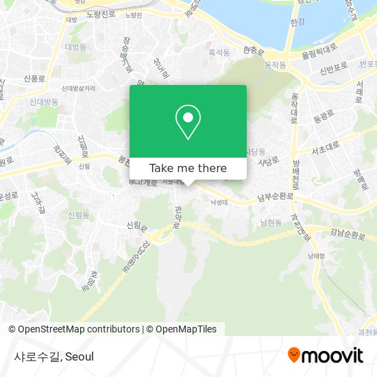 샤로수길 map