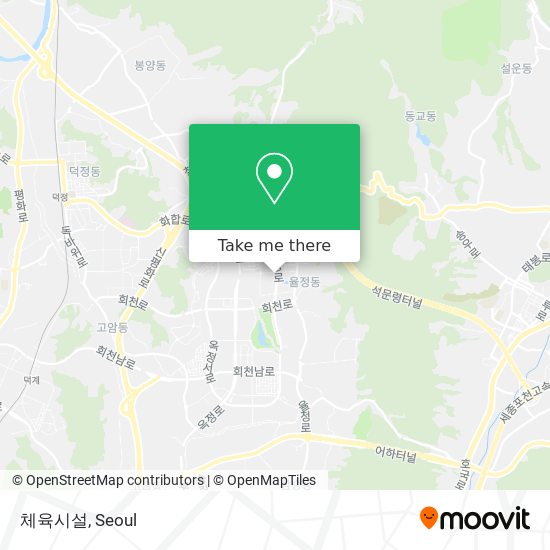 체육시설 map