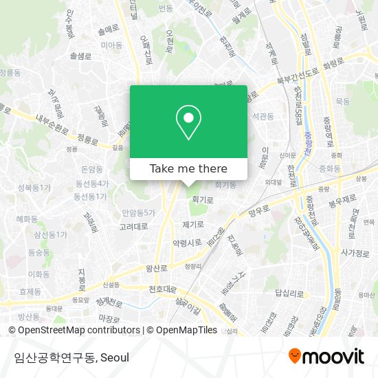 임산공학연구동 map