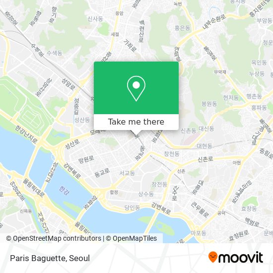Paris Baguette map