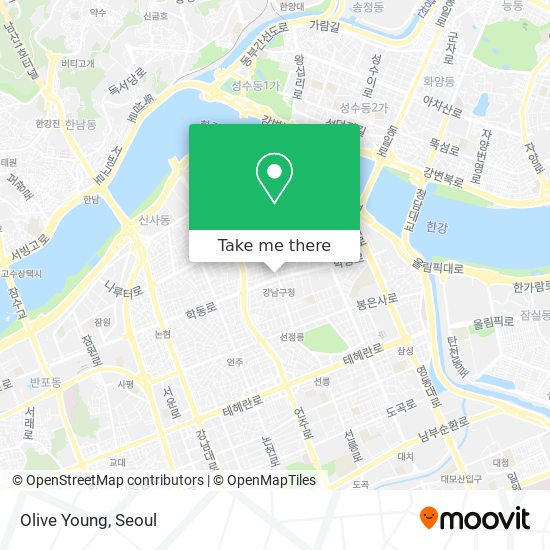 Olive Young map
