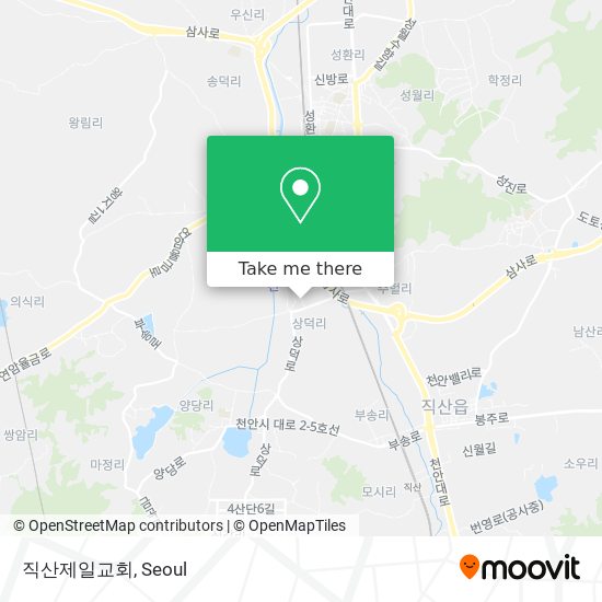 직산제일교회 map