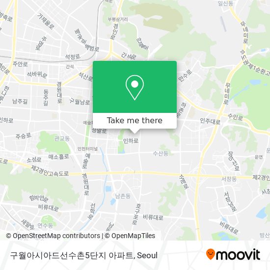 구월아시아드선수촌5단지 아파트 map