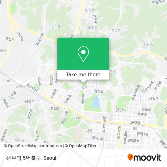 선부역 5번출구 map