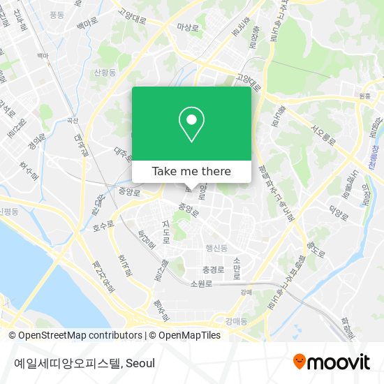 예일세띠앙오피스텔 map