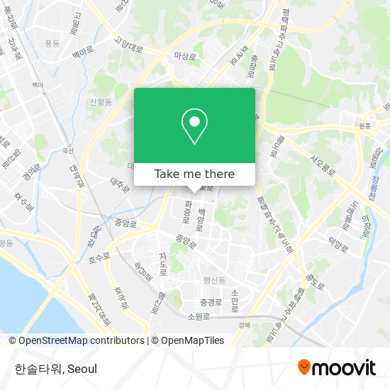 한솔타워 map