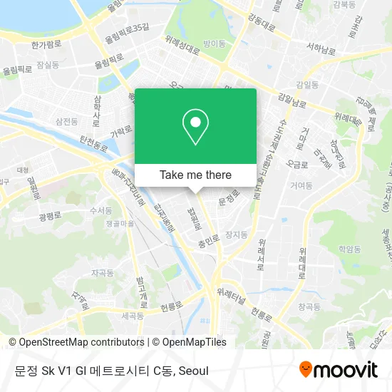 문정 Sk V1 Gl 메트로시티 C동 map
