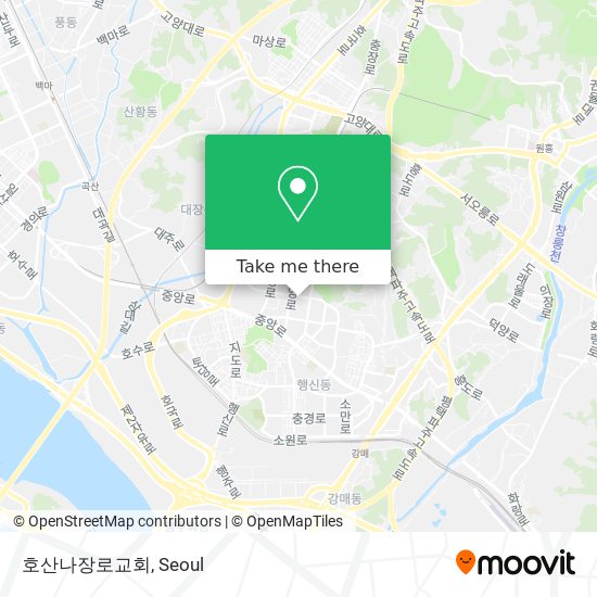 호산나장로교회 map