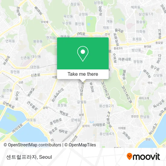 센트럴프라자 map