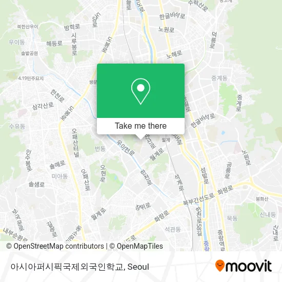 아시아퍼시픽국제외국인학교 map