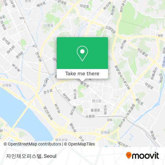 자인채오피스텔 map