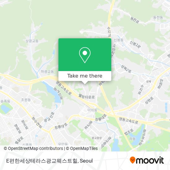 E편한세상테라스광교웨스트힐 map