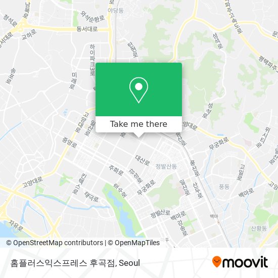 홈플러스익스프레스 후곡점 map