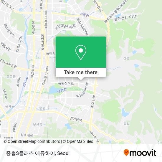 중흥S클래스 에듀하이 map