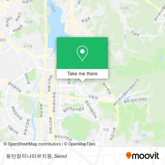 동탄창의나라유치원 map