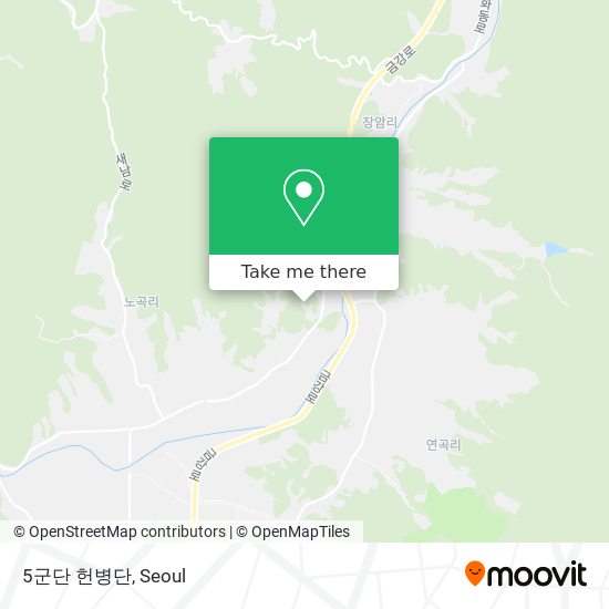 5군단 헌병단 map