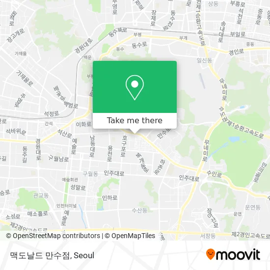 맥도날드 만수점 map