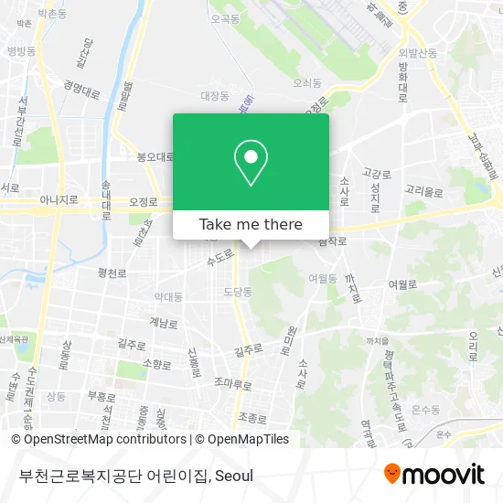부천근로복지공단 어린이집 map