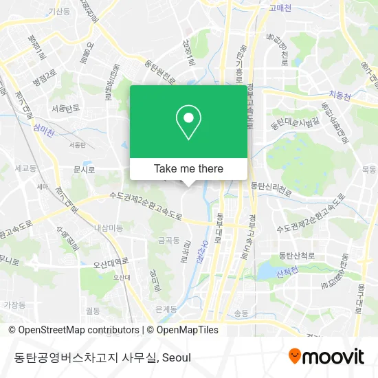 동탄공영버스차고지 사무실 map