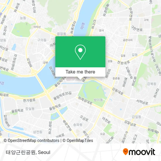 태양근린공원 map