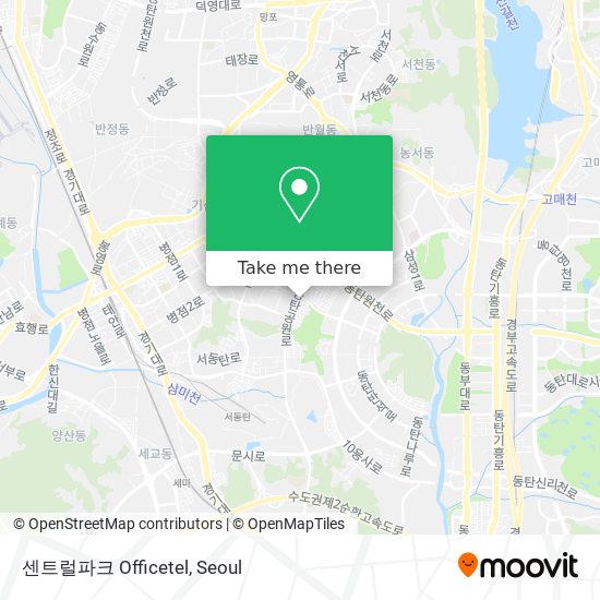 센트럴파크 Officetel map