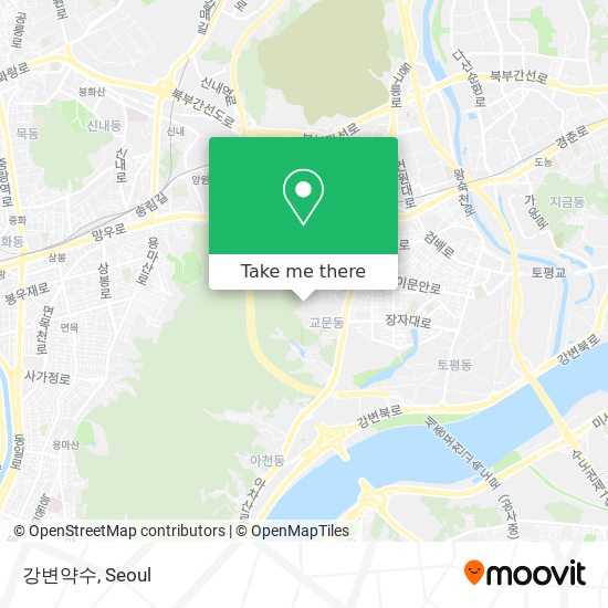 강변약수 map