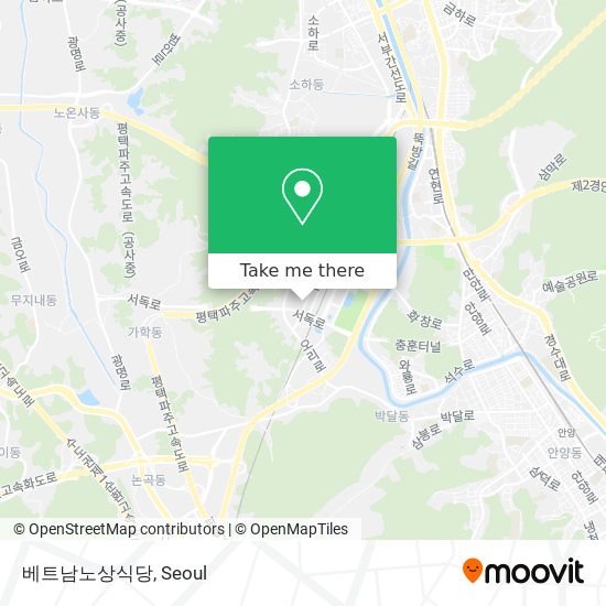 베트남노상식당 map