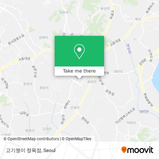 고기쟁이 정육점 map
