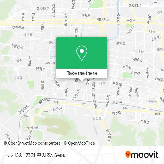부개3차 공영 주차장 map